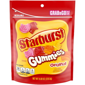 Starburst Candy Gummies Original, 8 Ounces, 8 per case