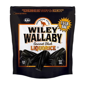 Wiley Wallaby Licorice Black Licorice, 24 Ounces, 10 per case