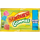 Starburst Candy Sour Gummies Share Size, 3.5 Ounces, 15 per box, 6 per case