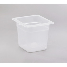 Cambro 1 Inch X 6 Inch X 6 Inch Sixth Size Polypropylene Translucent Food Pan, 6 Each, 1 per case