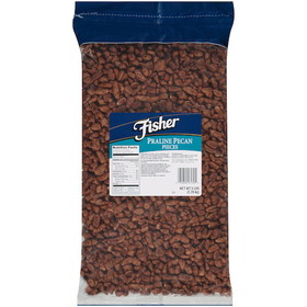 Fisher Praline Pecan Pieces, 5 Pounds, 1 per case