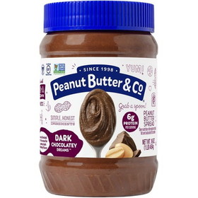 Peanut Butter &amp; Co Dark Chocolate Dreams Peanut Butter, 16 Ounces, 6 per case
