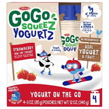 Gogo Squeez Yogurtz Strawberry 12/4Pk