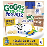 Gogo Squeez Yogurtz Banana 12/4Pk