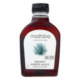 Madhava Organic Raw Amber Agave, 23.5 Ounces, 6 per case