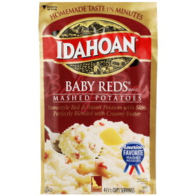 Idahoan Foods Mashed Potatoes Baby Reds Pouch 10-4.1 Ounce