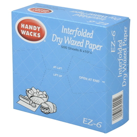 Handy Wacks 6 Inch X 10.75 Inch Interfolded Deli Paper 500 Per Pack - 12 Per Case