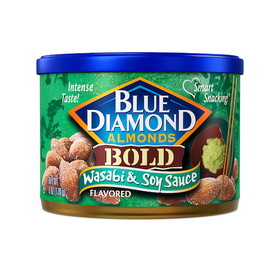 Blue Diamond Almonds Almonds Wasabi &amp; Soy Sauce 6 Oz, 6 Ounces, 12 per case