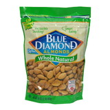 Blue Diamond Almonds Almonds Whole Natural 16 Ounces, 16 Ounces, 6 per case