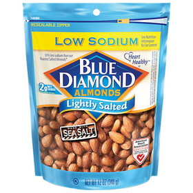 Blue Diamond Almonds Almonds Lightly Salted 12Oz, 12 Ounces, 6 per case