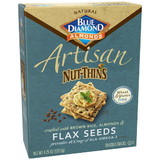 Blue Diamond Almonds Flax Seed Crackers 4.25 Ounce, 4.25 Ounces, 12 per case