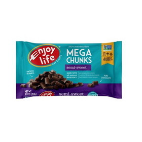 Enjoy Life Mega Chunk Semi Sweet Chocolate, 10 Ounces, 12 per case