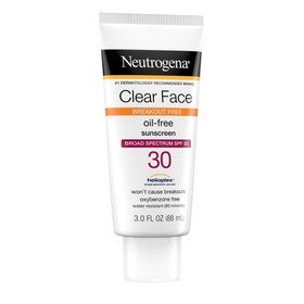 Neutrogena Clear Face Break-Out Free Liquid Lotion Spf 30, 3 Fluid Ounce, 4 per case