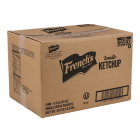 French'S Tomato Ketchup Packet 9 Grams Per Packet - 1500 Per Case