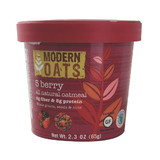 Modern Oats 5 Berry Oatmeal 2.6 Ounce Cups - 12 Per Case