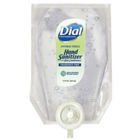 Dial Eco-Smart Hand Sanitizer Gel Pouch Refill, 15 Fluid Ounces, 6 per case