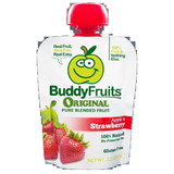 Buddy Fruits Pure Blended Strawberry Snack, 3.2 Ounces, 18 per case