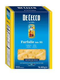 De Cecco No. 93 Farfalle 1 Pound Per Box - 12 Per Case