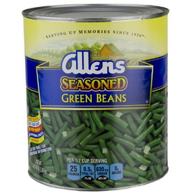 Green Bean Seasoned Cut Canned 6-106 Ounce