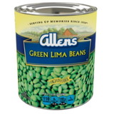 Allen Medium Green Lima Beans 109 Ounces - 6 Per Case