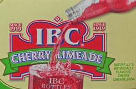 Ibc Cherry Limeade With Sugar Glass Bottle, 48 Fluid Ounces, 24 per case