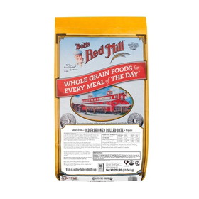 Bob's Red Mill Natural Foods Inc Gluten Free Organic Old Fashioned Rolled Oats, 25 Pounds, 1 per case