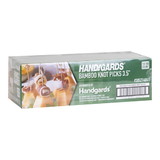 Handgards 3.5 Inch Knot Bamboo Wood Pick, 100 Each, 10 per case