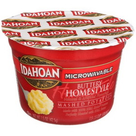 Idahoan Foods Buttery Homestyle Microwavable Bowl 1.5 Ounces Per Bowl - 10 Per Case