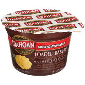 Idahoan Foods Loaded Baked Mashed Potato Microwavable Bowl 1.5 Ounces Per Bowl - 10 Per Case