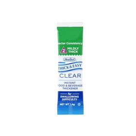 Thick &amp; Easy Clear Nectar Thickener, 100 Count, 1 per case