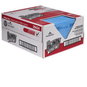 Gp Pro Dixie Disposable Foodservice Blue & Blue Stripe Towel 150 Per Pack - 1 Per Case