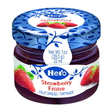 Hero Strawberry Minijar Fruit Spread, 1 Ounces, 72 per case
