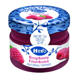 Hero Raspberry Minijar Fruit Spread, 1 Ounces, 72 per case