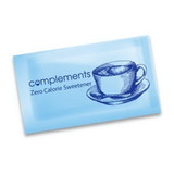 Complements Complements Saccharin Packet, 2000 Count, 1 per case