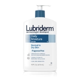 Lubriderm Daily Moisture Fragrance Free, 16 Fluid Ounce, 3 per box, 4 per case