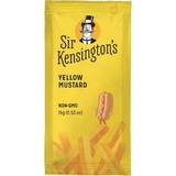 Sir Kensington's Mustard Yellow Squeeze Packets, 15 Gram, 600 per case