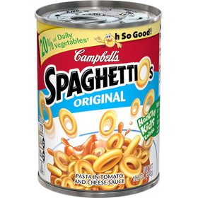 Campbell's Spaghetti O's Tomato Pasta, 15.8 Ounces, 24 per case