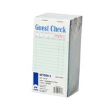 Royal Paper Carbonless 2 Part Booked Guest Check 10 Per Pack - 5 Per Case