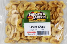 Farmers Market Banana Chips, 8 Ounces, 8 per case