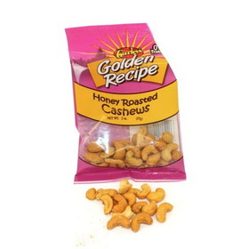 Golden Recipe Honey Roasted Cashews, 2 Ounces, 8 per case