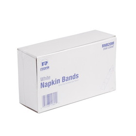 Royal White Napkin Band, 2500 Each, 8 per case