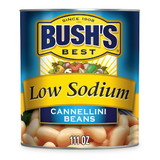 Bush's Best Low Sodium Cannellini Beans, 111 Ounces, 6 per case