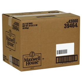 Maxwell House Ground Coffee Bags, 19.69 Pounds, 1 per case