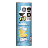 Pringles Cheddar & Sour Cream Potato Crisp 5.5 Ounces Per Pack - 14 Per Case