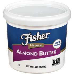 Fisher Natural Almond Butter, 80 Ounces, 2 per case