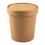 Royal 16 Ounce Kraft Paper Food Container And Lid Combo, 250 Each, 1 per case, Price/Case