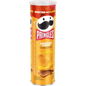 Pringles Cheddar Cheese Potato Crisp 5.5 Ounces Per Pack - 14 Per Case