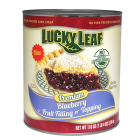 Lucky Leaf Premium 'Clean Label' Blueberry Fruit Filling Or Topping - 3/116Oz