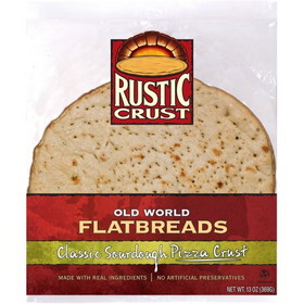 Rustic Crust Classic Sour Dough Pizza Crust 12 Inch Crust - 8 Per Case