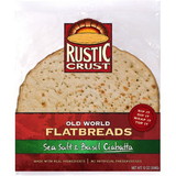 Rustic Crust Ciabatta Flatbread Pizza Crust 12 Inch Crust - 6 Per Case